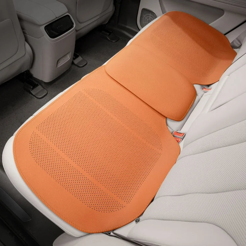 Leather Car Seat Cover Universal Front Seat Protection Cushion For KIA RIO Sorento K3 K4 K5 K7 K9 Opirus Sportage R Ceed Stinger