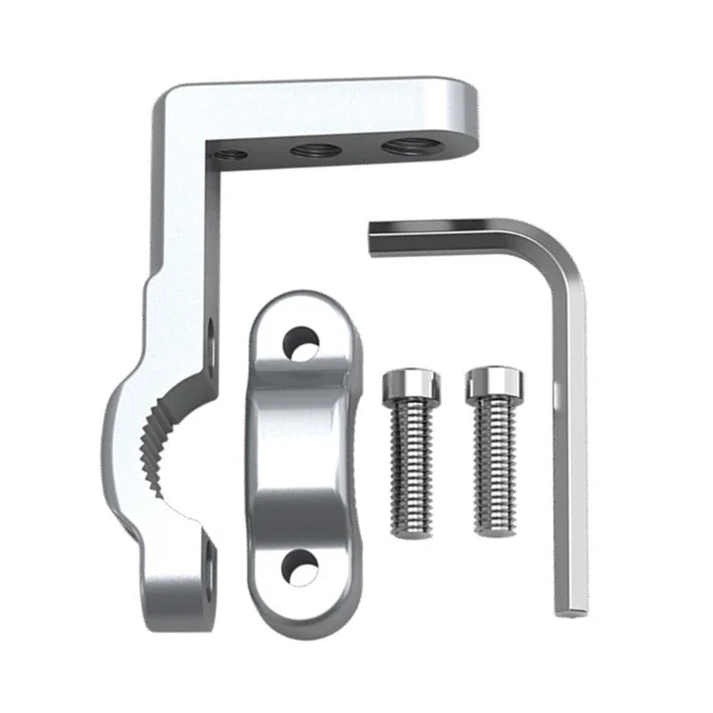 Soporte de aluminio para manillar de motocicleta, soporte para accesorios de motocicleta, accesorios para motocicleta para navegación electrónica adicional