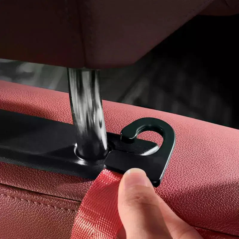 2Pcs Car Storage Interior Accessories Car Headrest Hooks Hanger For Bags Seat Back Organizer Holder Clips Auto Fastener Hooks