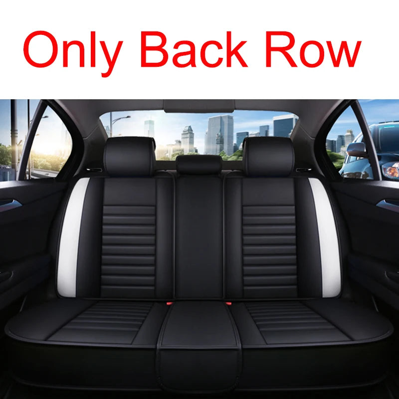 Full Coverage Universal Style Pu Leather Car Seat Covers for VW Passat B6 B7 B8 Seat Arona LEON Skoda Superb 3 2 Car Accessories