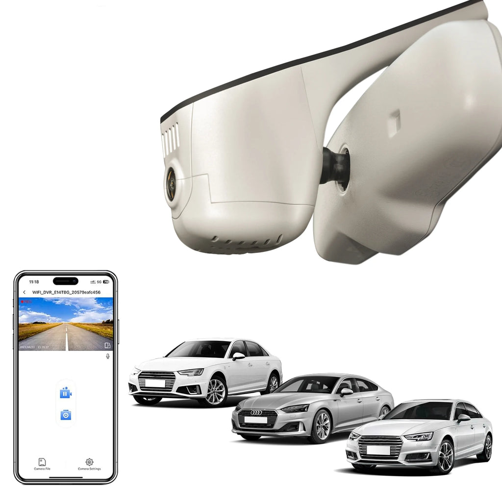4K Dash Cam For Audi A3 A5 A6 A7 A8 Q2 Q3 Q5 Q7 Q8 S4 S6 S8 B8 C6 C7 RS R8 S5 S6 S7 S8 (Model B/C) WiFi APP GPS Dash Car Camera