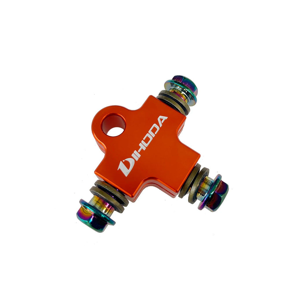 Accesorios para motocicleta, una pieza, adaptador de freno AVT con dos piezas, conector de 400 mm, manguera hidráulica para Yamaha, Honda, Suzuki, Sherco