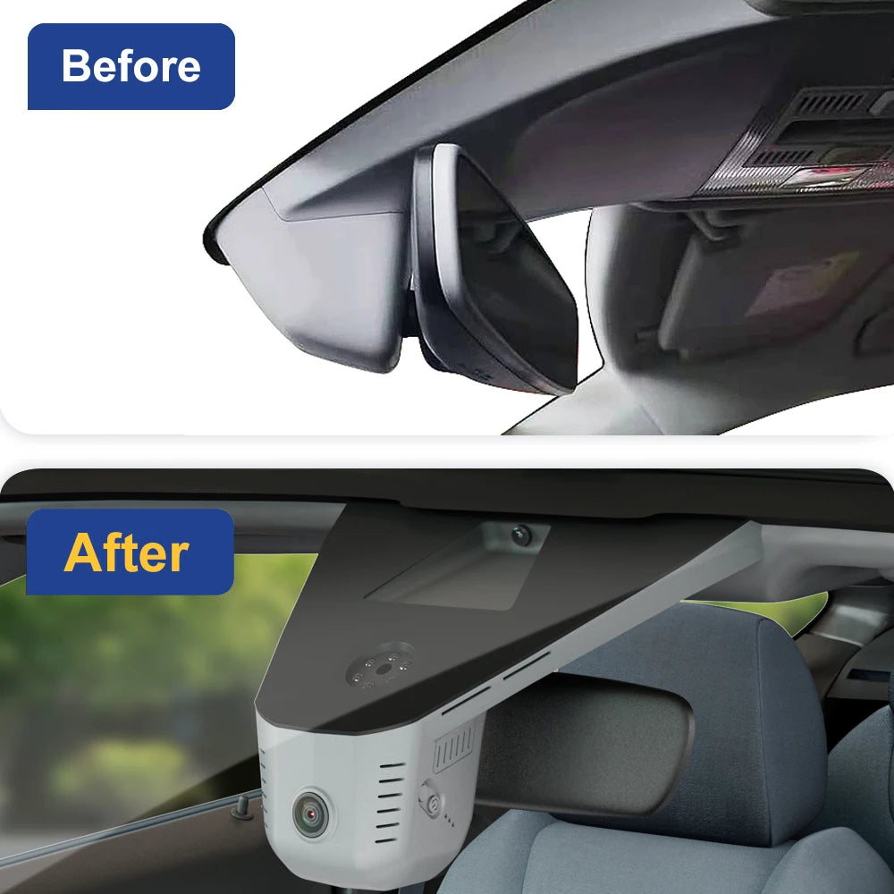 Dashcam for SKODA Kodiaq Octavia Scala Kamiq Karoq Codek Enyaq Fabia Superb & Elroq 2025 2026, FITCAMX 4K UHD Car DVR Front Rear
