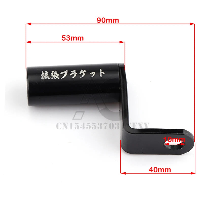 Motorcycle Accessories Rearview Mirror Mount Extender Bracket Holder Clamp Bar Phone Holder Levers Multiple Function