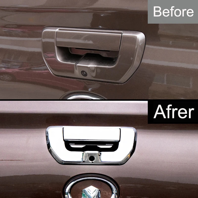 GWM Ute Pickup ABS Chrome Rear Trunk Door Handle Bowl Cover Trim for Great Wall POER Accessories 2020 2021