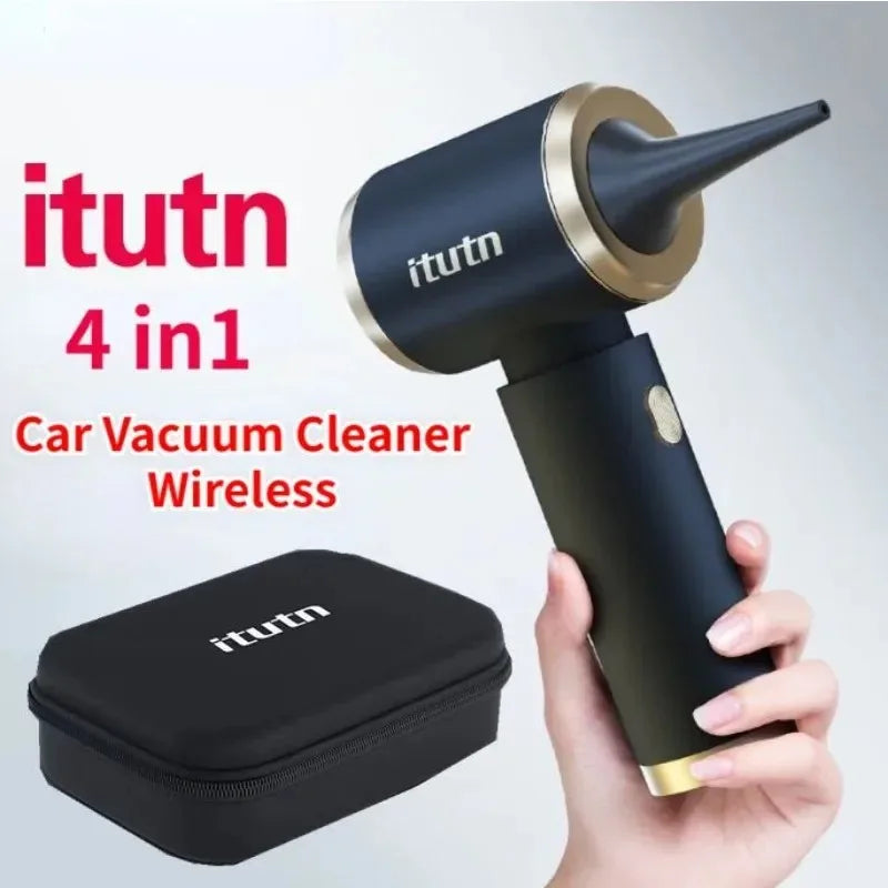 Portable Car Vacuum Cleaner Mini Powerful Cleaning Machine Strong Suction Home Appliance Handheld for Car Wireless Vacuum Pump