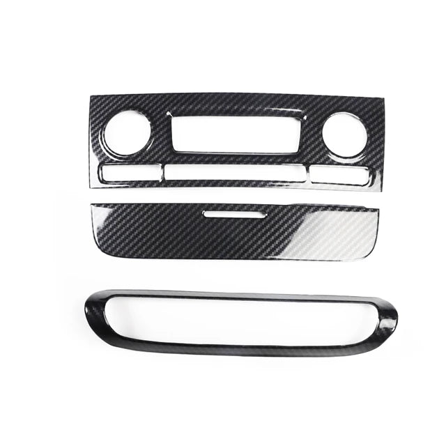 Car Carbon Styling Interior Modification Electric Window Decoration Cover For Smart Fortwo 451 Car Accessories Sticker