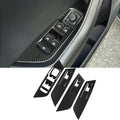 For Skoda Kodiaq 2018 2019 2020 2021 2022 Car Accessories Interior Trim Window Lifting Control Carbon Fiber Style Cover