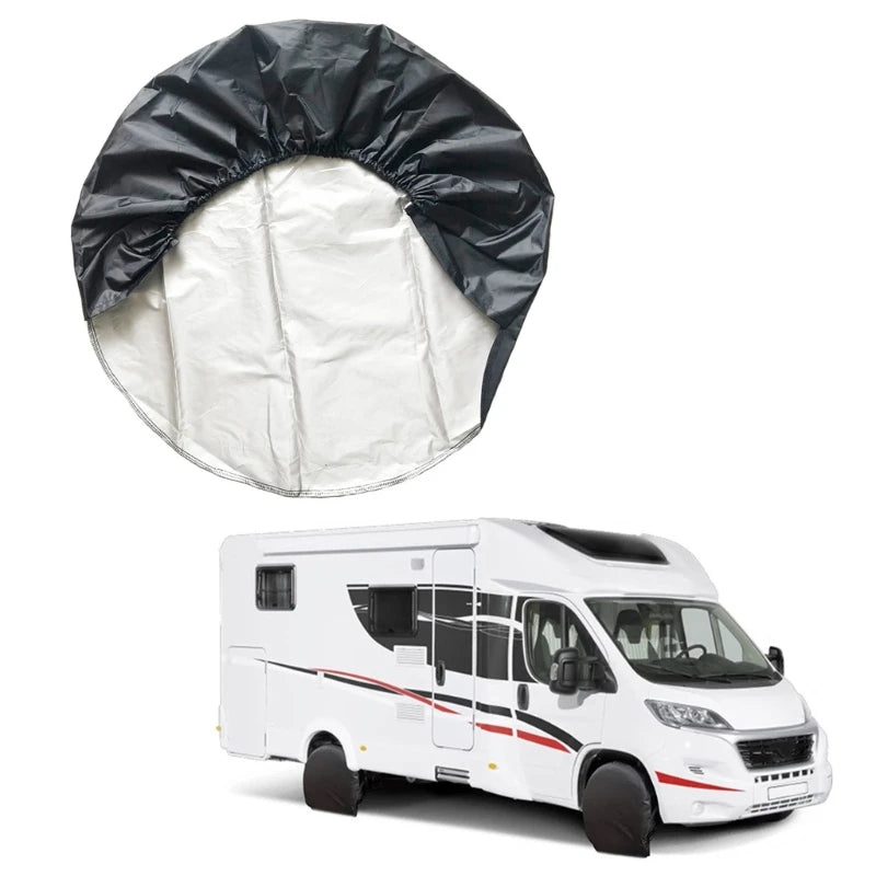 Spare Tire Cover Waterproof-Sun Dust-Proof Wheel Covers Truck Car Camper Trailer Motorhome for Trailer SUV Truck Vehicle