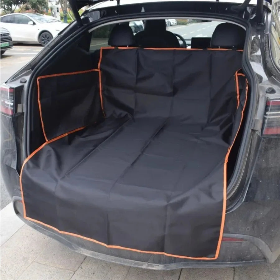 All-Weather Car Trunk Mat & Pet-Friendly Seat Cover - Durable Dog-Specific Luggage Mat - 1PC Universal for Sedans/SUVs/Trucks