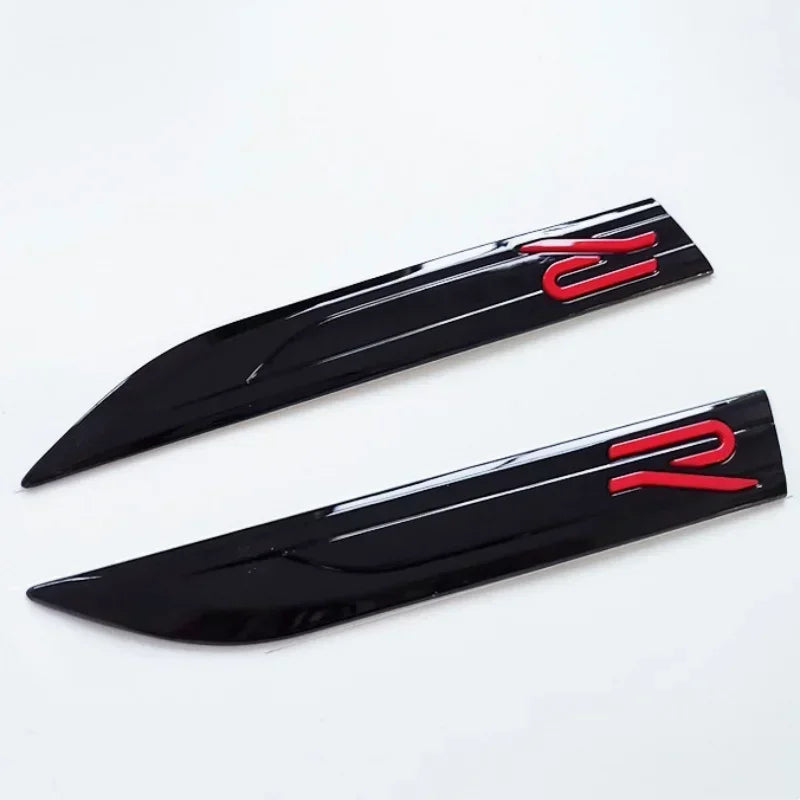 For Hot Shots Gol f8 2019 2020 2021 2022 2023 MK8 Car Accessories Trim Side Fender Front ABS Emblem Cover