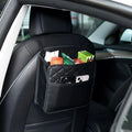 Car Back Seat Organizer with Waterproof Storage Box and Phone Pocket