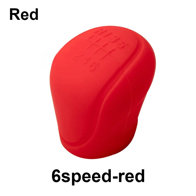1PC Manual 5/6-speed Car Interior Accessories Car Silicone Gear Shift Knob Cover Shift Non-Slip Car Interior Accessories