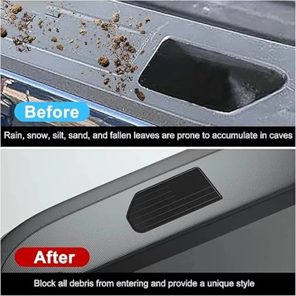 Car Stake Pocket Covers Custom for GMC Sierra Silverado 2019+ National Flag Truck Bed Rail Hole Plugs Stake Pocket Caps Cover