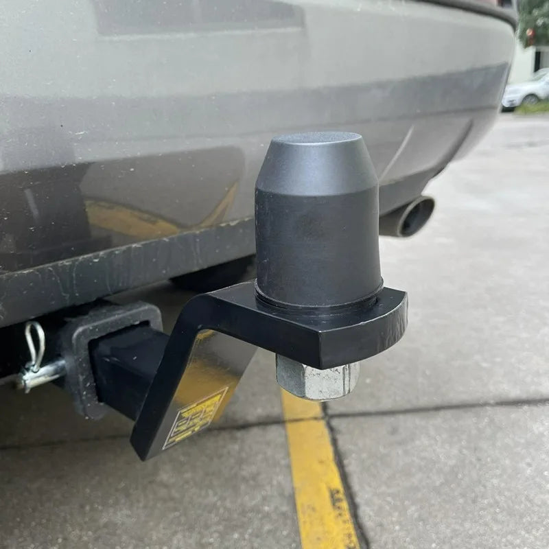 Universal Black Trailer Hitch Ball Tow Bar Cover Protection Cap for Caravan Truck Car Trailer Towball Protective Cover