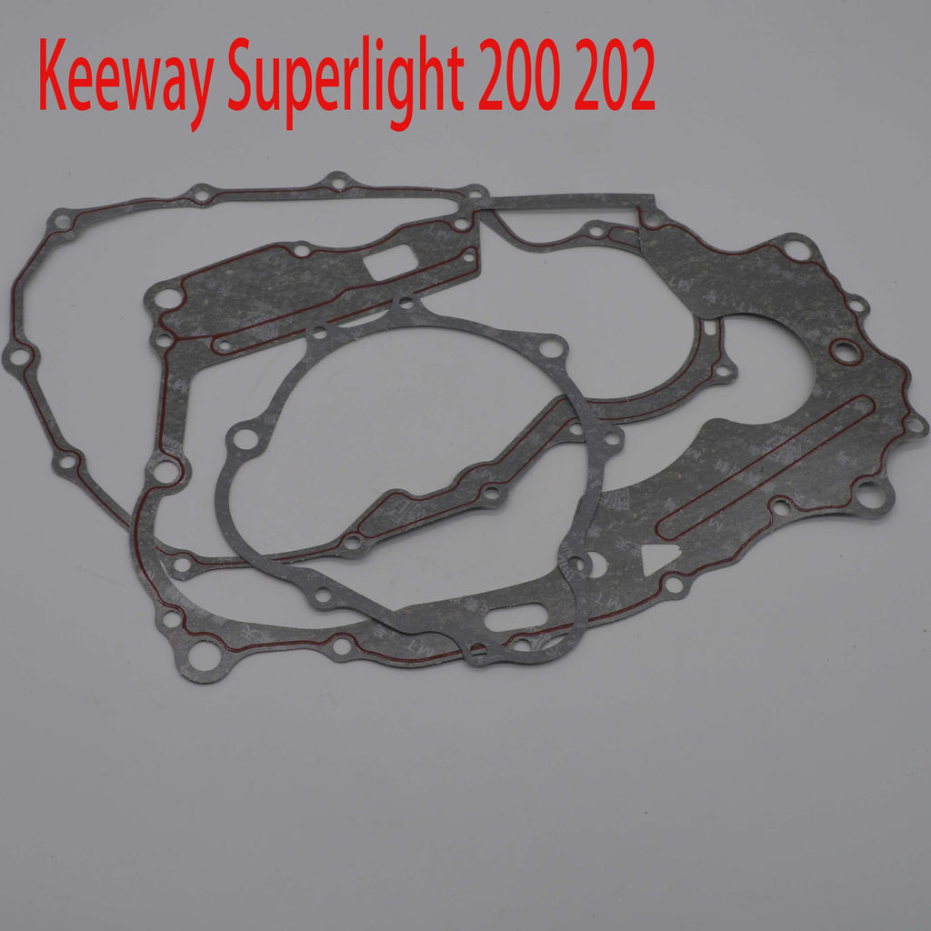 200cc Motorcycle engine crankshaft gasket left right for QJIANG keeway superlight 200 202 QJ200-2H chopper