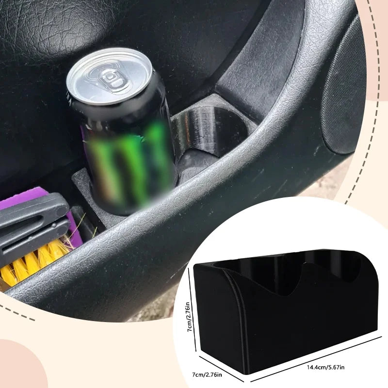 For Volkswagen Golf 3 Car ABS Center Console Armrest Box With Cup Holder & Storage Car Interior Organizer Accessory Black