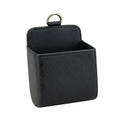 Car Phone Holder Mount Air Vent Hanging Storage Box Car Mobile Phone Bag PU Leather Glasses Organizer Support in Car Accessories