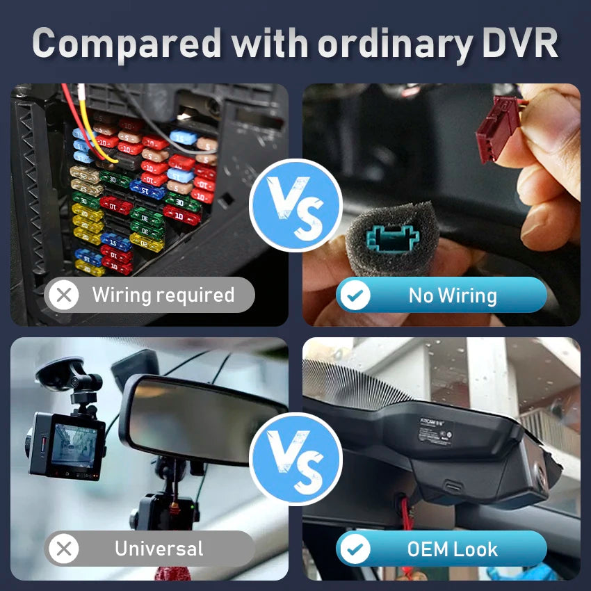 Dash Cam 4K for VW Volkswagen ID.3 ID3 GTX Convertible Cabriolet Hatchback 2022 2021 2020,Plug and Play Dashcam For Cupra Born
