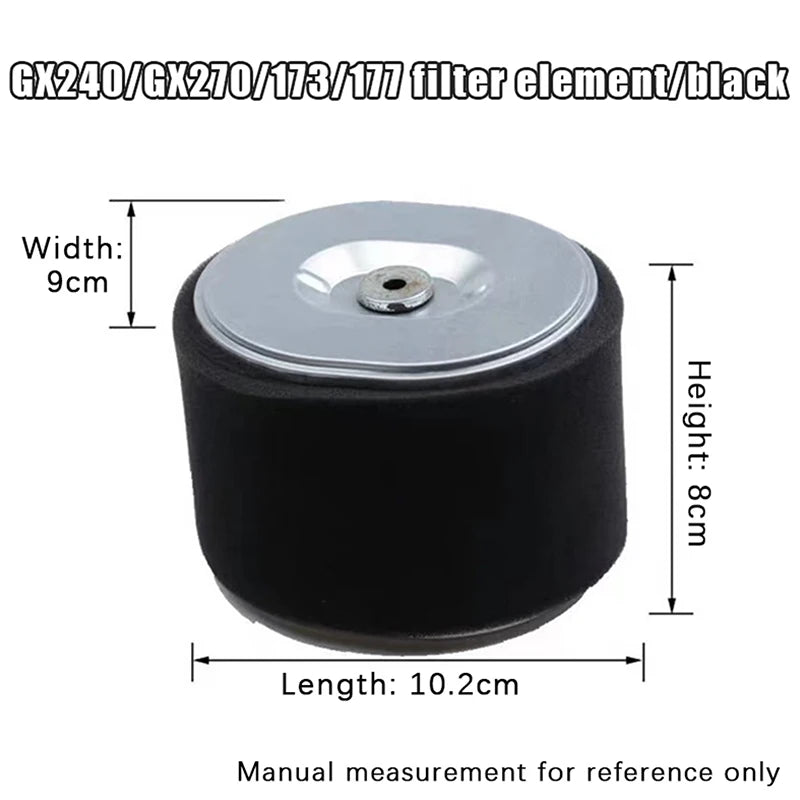 168F/177F/188F Gasoline Engine Air Filter Element For GX270/GX390/GX420 Replacement Accessories