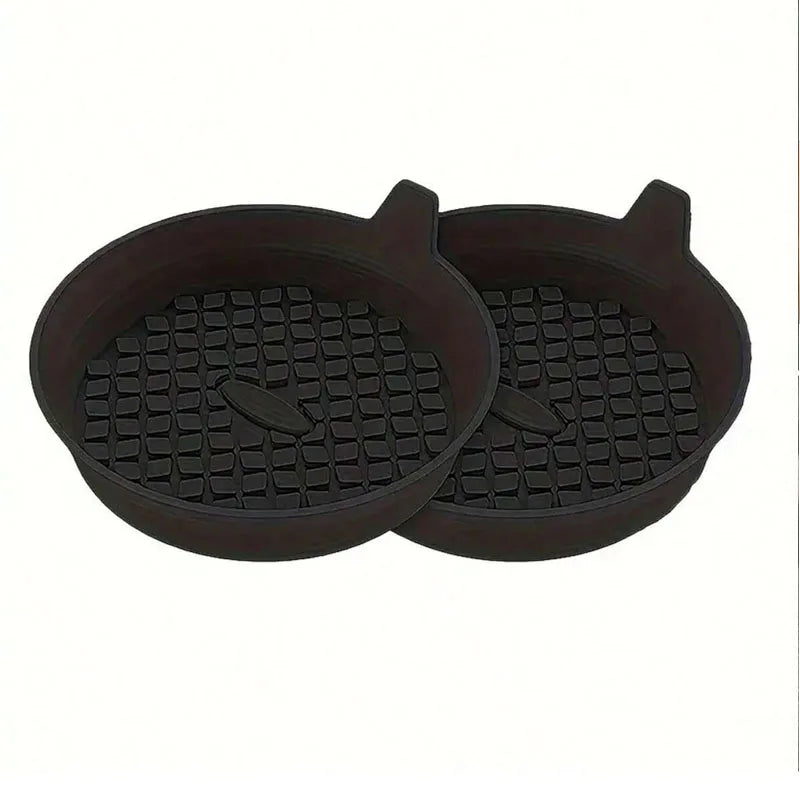 2 pieces of car coasters, water cup holders, anti slip pads, universal anti slip embedded interior accessories for cars, suitabl