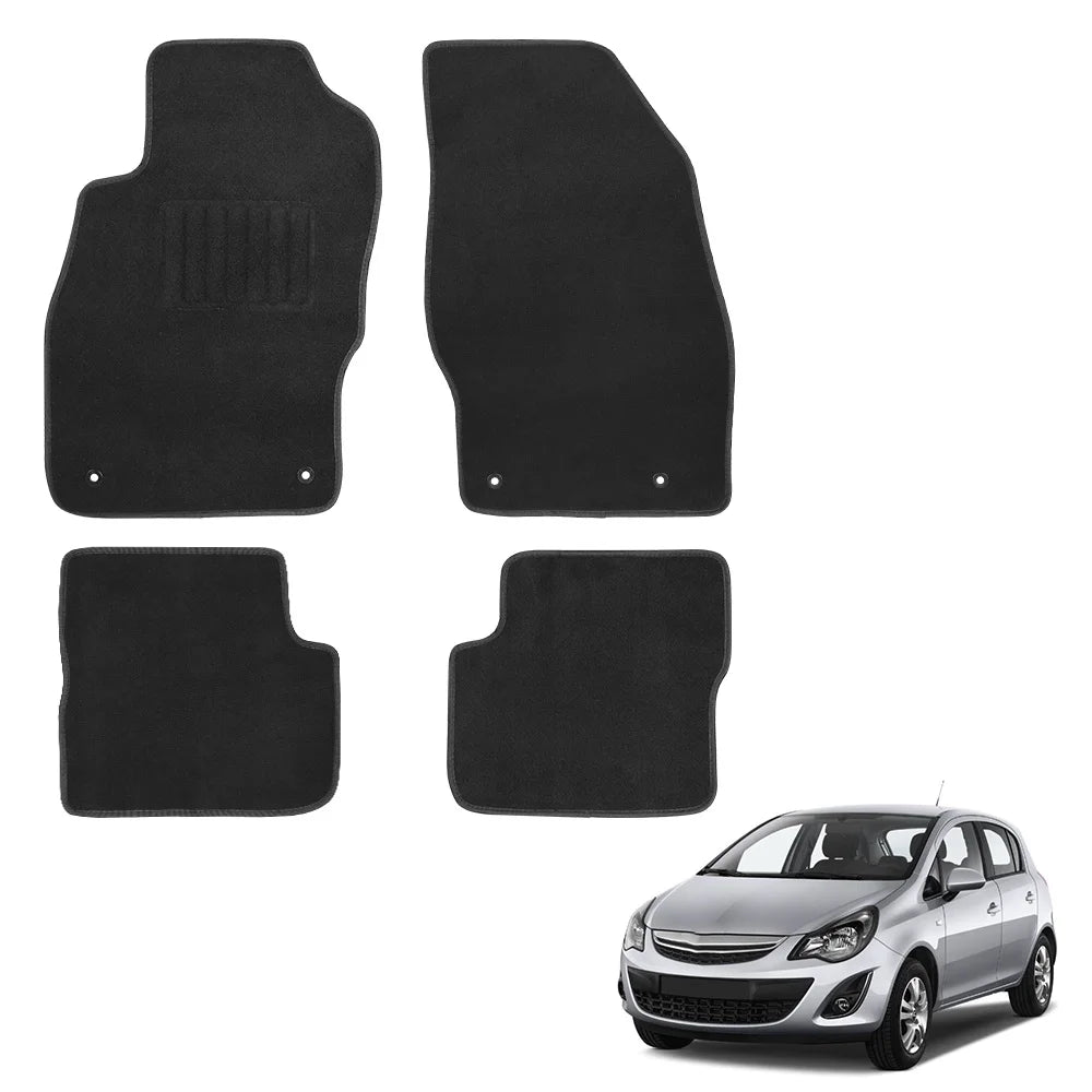 Car Floor Mat,Front & Rear Automotive Carpet Floor Mats Universal Fit For Opel Corsa D Corsa E