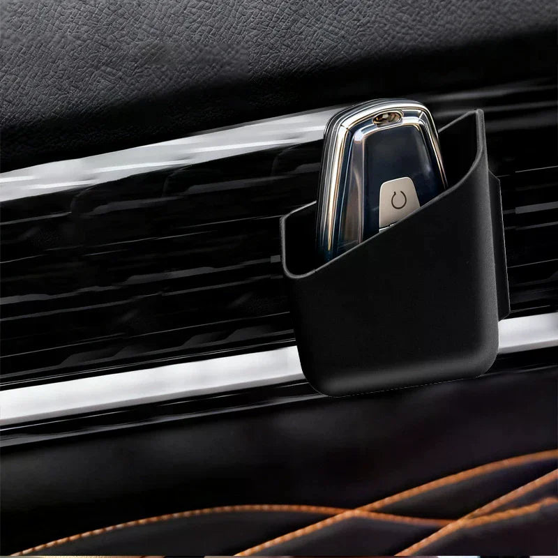 Stylish Car Organizer For Glasses And Phone, Durable Materials, Minimalist Design, Suitable For All Seasons, Car Storage Box