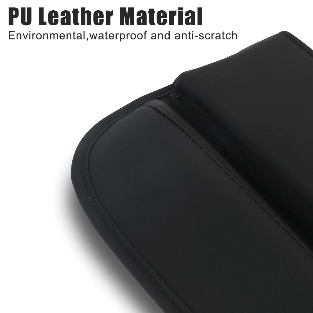 With Cup Holder Car Interior Accessories Auto Console Side Storage Box for Cellphones Car Seat Gap Organizer Pu Leather