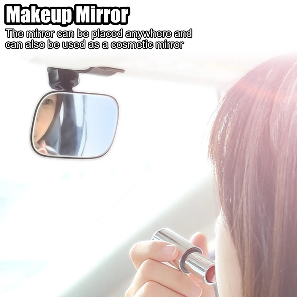 Car Interior Baby Safety Mirror With Clip Rear View Mirrors Makeup Mirror Seat Back Clamp Auto Ornament Automotive Accessories