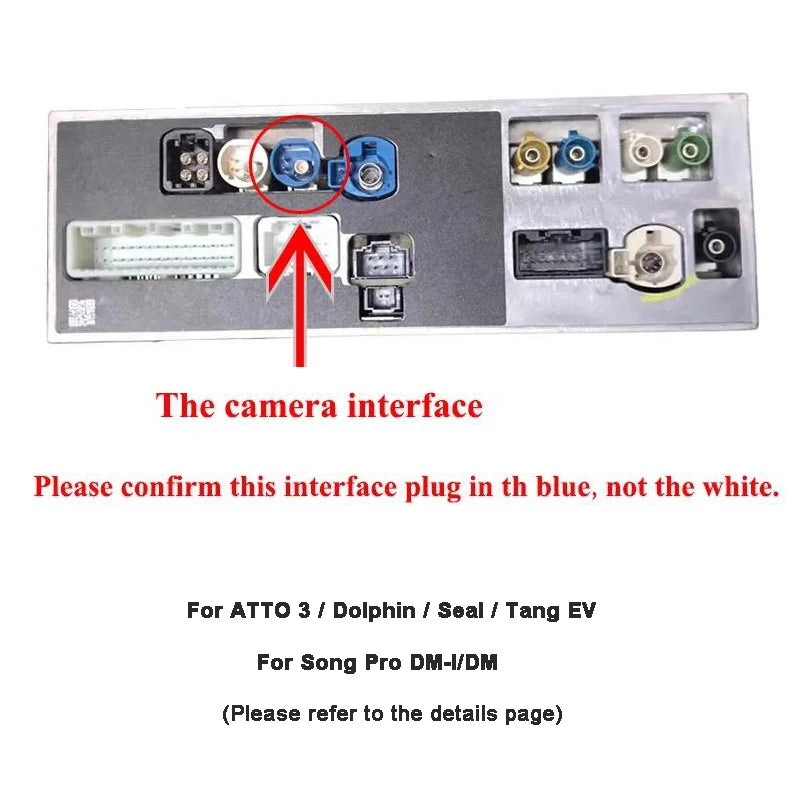 For BYD Atto 3 Ev Dash Cam ADAS GPS Camera Car DVR Original Accessory Automobile Road Camera Vehicle-mounted camera