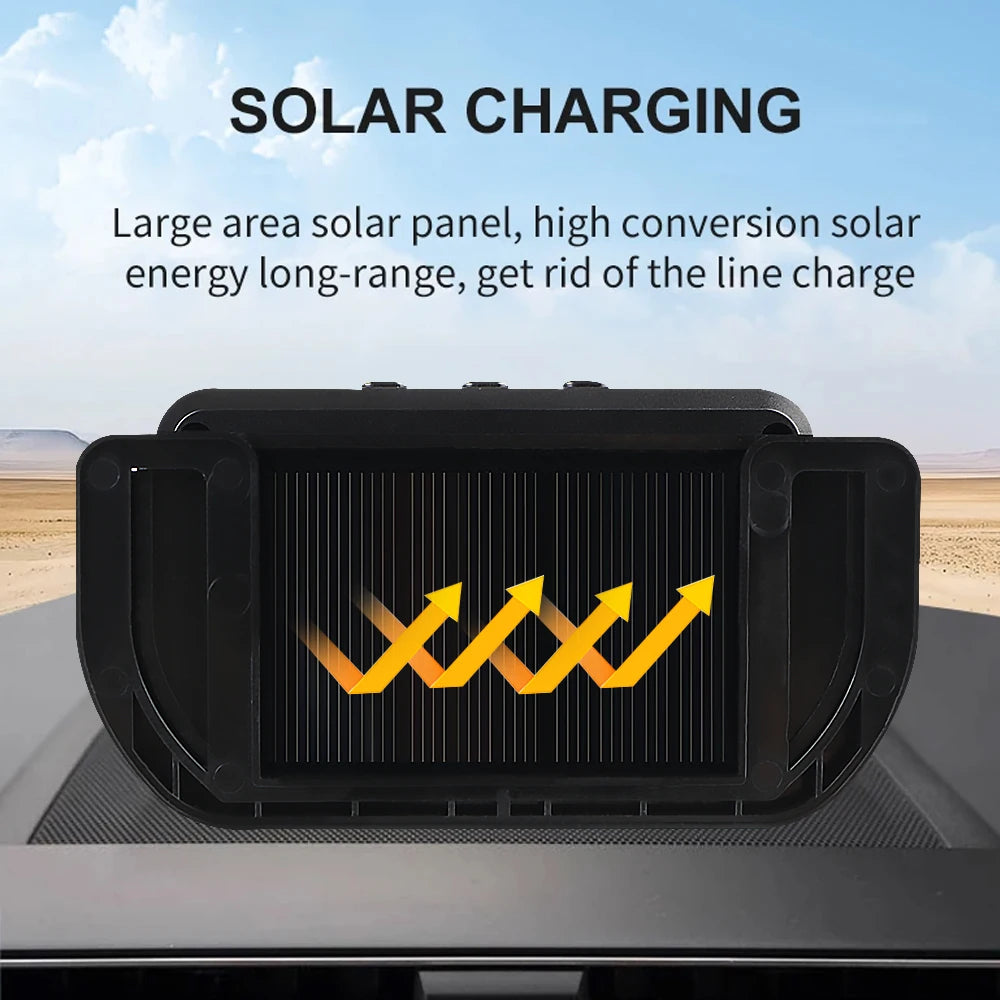 Temperature Warning Fuel Save Tire Pressure Monitoring System Car Tyre Pressure Monitor With 4 External Sensors Solar TPMS T14-1