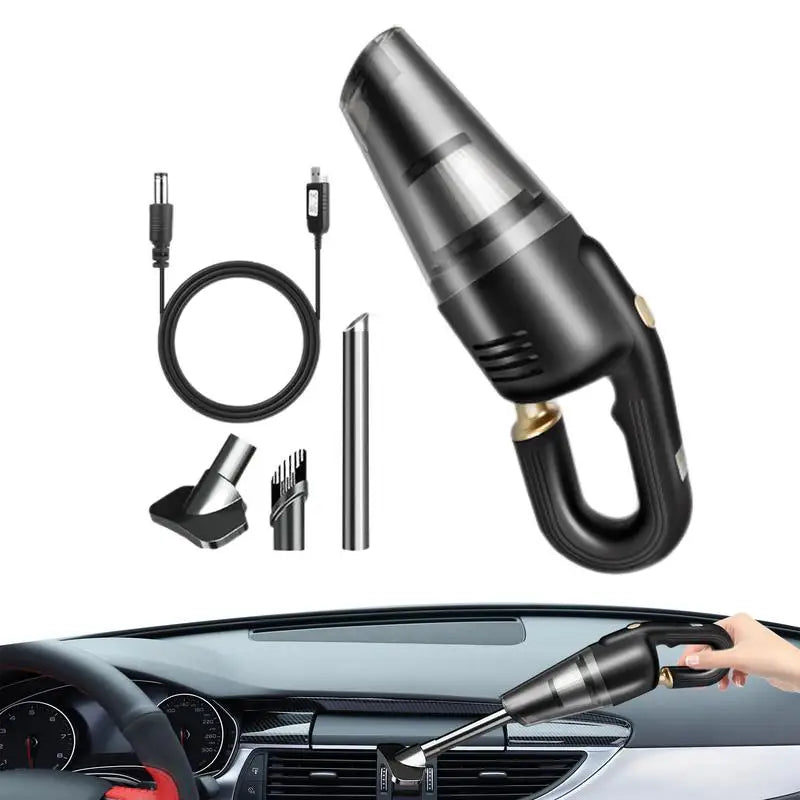 Cordless Car Vacuum High Power 120W Vacuum Cleaner With 3 Nozzles 9500Pa Strong SuctionHand Vacuum Portable For Car Home Desk