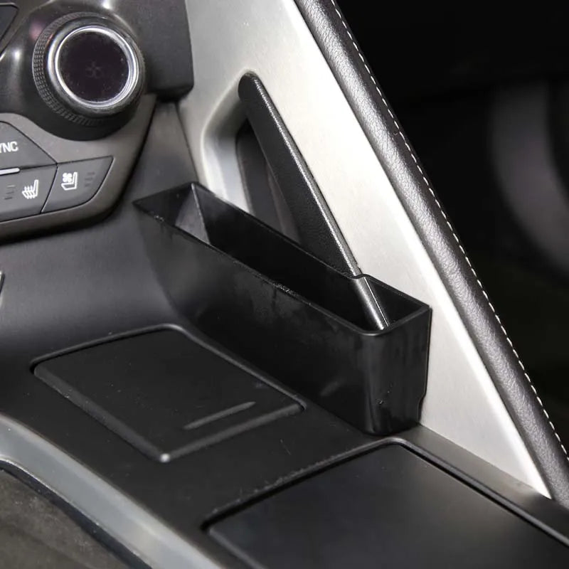 For Chevrolet Corvette C7 2014-2019 ABS Car Center Console Gear Shift Side Storage Box Organizer Tray Car Interior Accessories