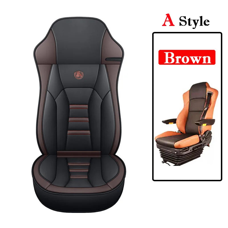 Truck Lorry Van Big Universal Seat Cover Cushion Mat for Hino TATRA Dongfeng SANY Iveco Kenworth Peterbilt Man Volvo Benz etc