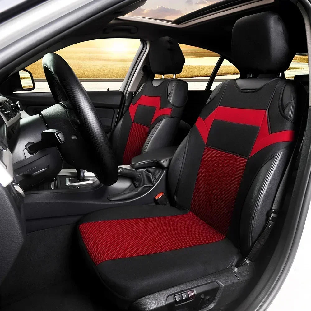 Universal Car Seat Cover Jacquard Fabric Cushion Cover Vest Model Seat Cover Car Interior Supplies