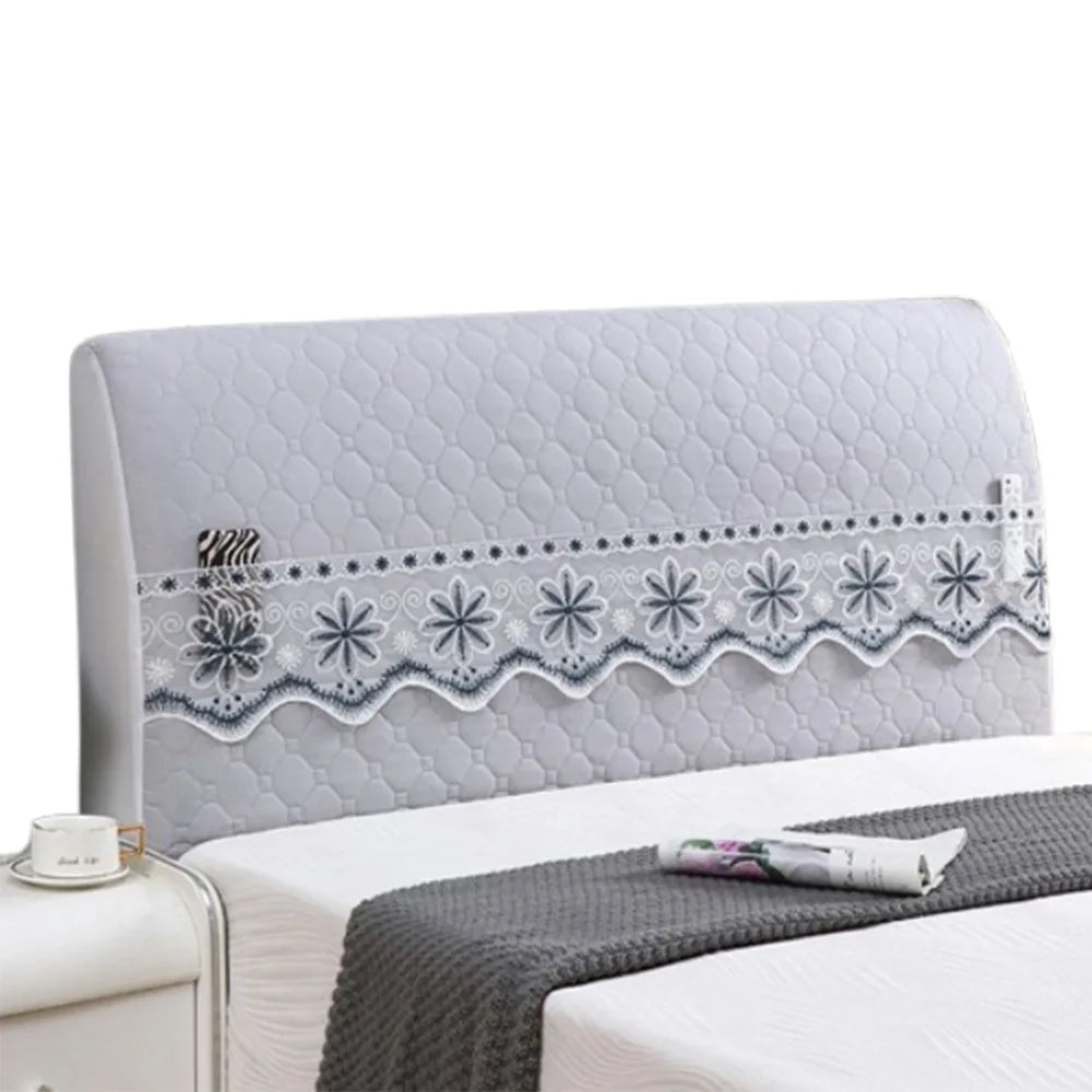 Elastic Anti-Collision Bed Head Cover Detachable All-inclusive Headboard Cover Thickened Luxury Soft Bedside Dust Cover