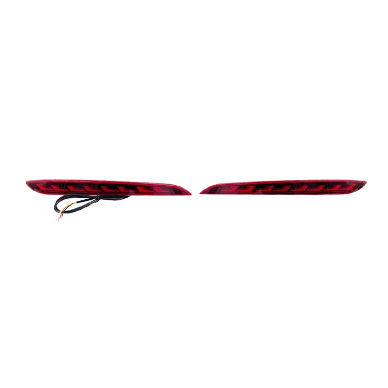 Car Rear Bumper Light LED Dynamic Turn Signal Lights Rear Warning Lamp Reflector For Hyundai Sonata 2015-2017