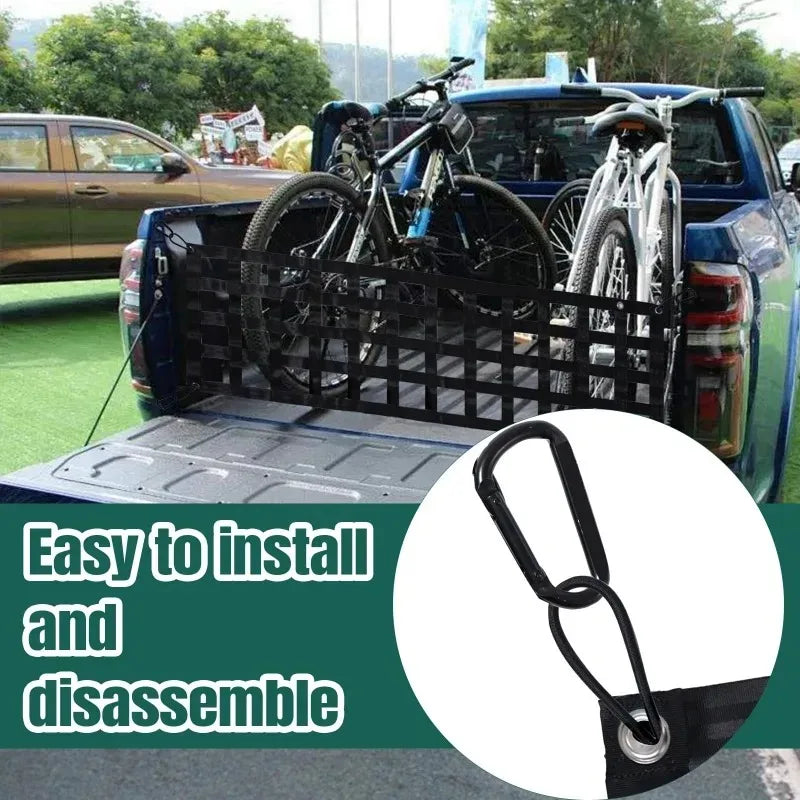 Red organizadora para maletero de coche, accesorios para coche con protección UV, malla de carga para caja de camioneta, red de almacenamiento de carga para portón trasero