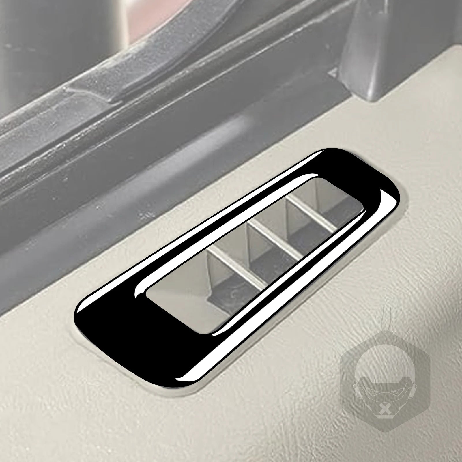 Para Hummer H2 2003 2004 2005 2006 2007 Accesorios para el coche Marco de salida de ventilación de la puerta interior Cubierta embellecedora Pegatinas Modificación