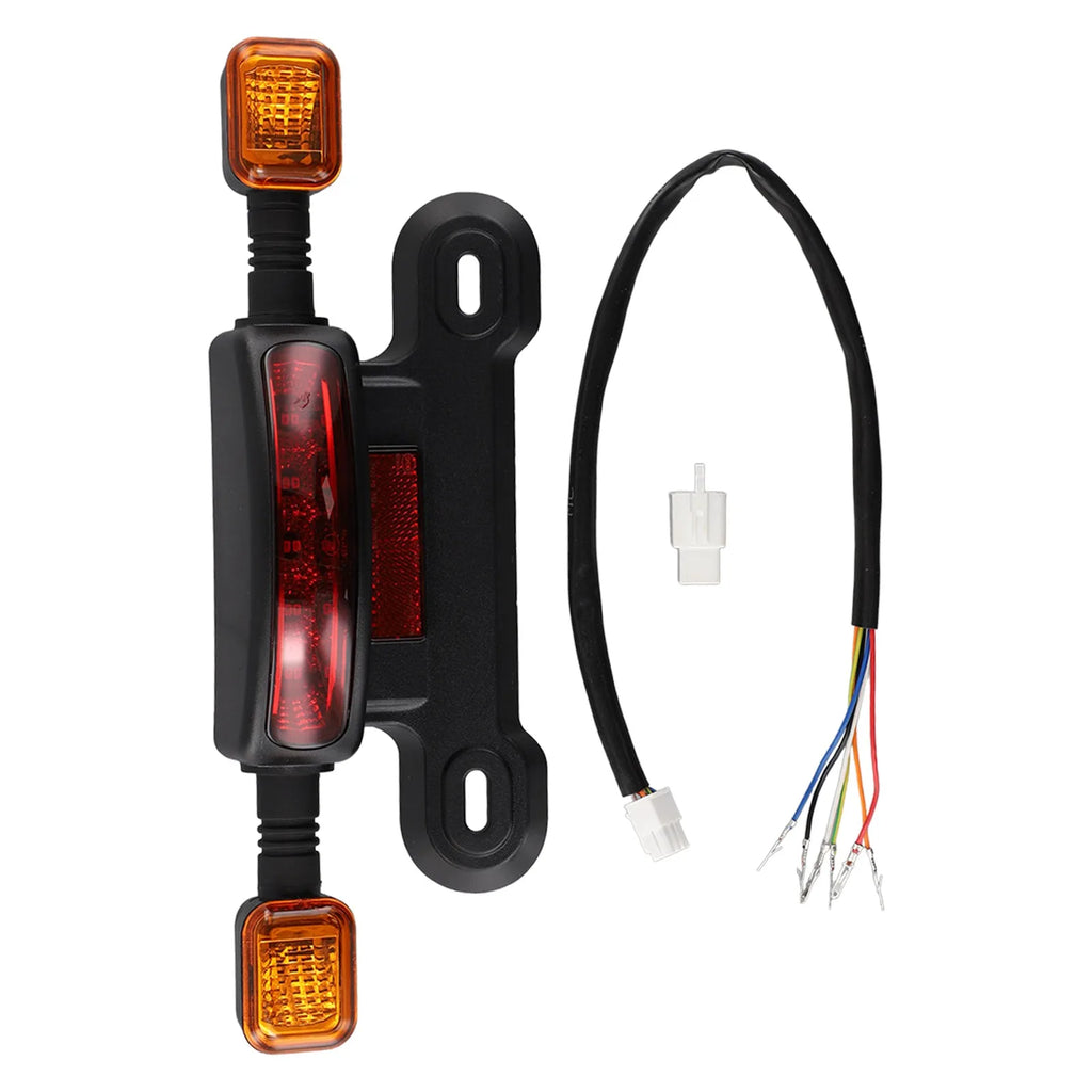 12/48/60V Electric Vehicle Rear Light Hot Sale LED Brake Driving Light Turn Signal Taillight Electric Bicycle Replacement Parts