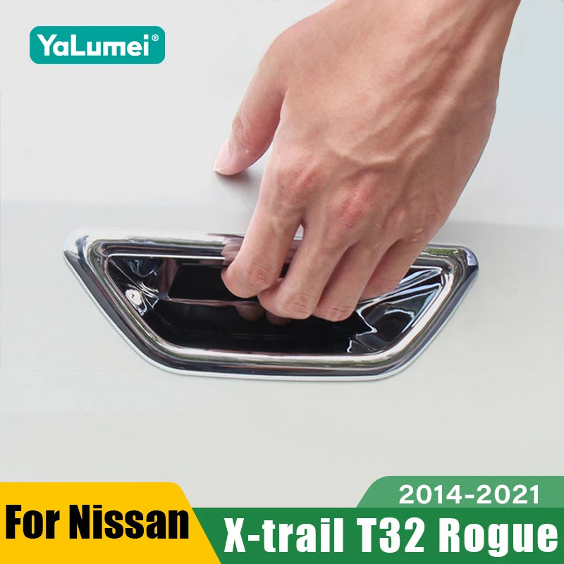 Cubierta para manija de puerta trasera de coche, accesorios para Nissan X-trail T32 Rogue 2014, 2015, 2016, 2017, 2018, 2019, 2020 y 2021
