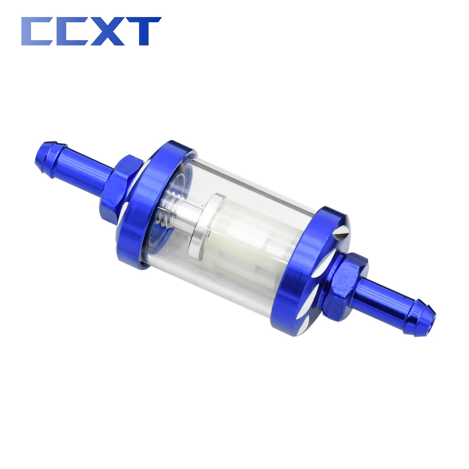8mm CNC Glass Gas Fuel Gasoline Oil Filter For ATV Kawasaki KTM Honda Yamaha YZ250F YZ450F WR250R WR450R WR250F WR450F Parts