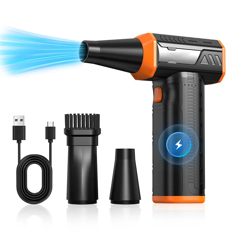 3-In-1 Car Vacuum Cleaner 6000pa High Power Wireless Handheld Hoovers Multifunctional Strong Suction Portable Air Blower Pet