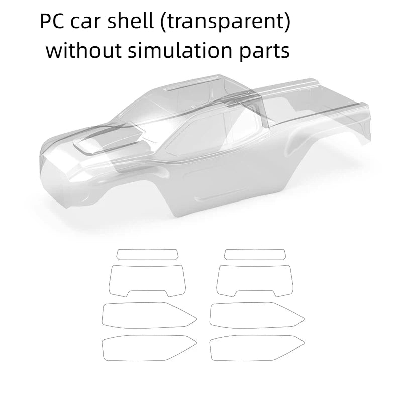 Accesorios originales de Terminator, piezas de simulación de carrocería, amortiguadores, neumáticos, bujes de rueda, soportes de servo, CVD, etc.