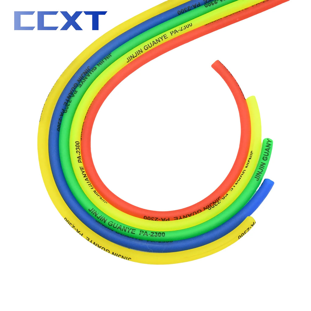 Motorcycle ATV Scooter 1M 3M 5M Yellow Green Red Blue Fuel Oil Hose Tubes Rubber Soft Tube For Honda Kawasaki Yamaha KTM Suzuki