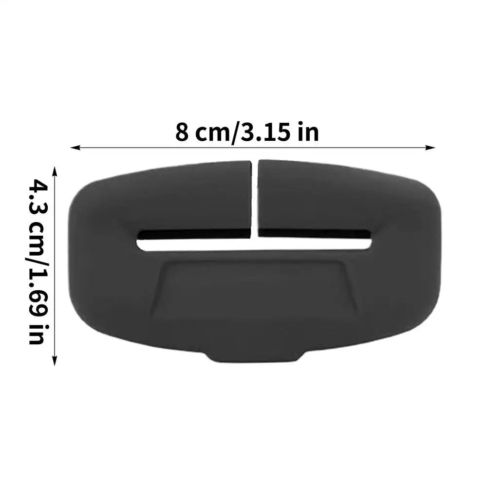 Universal Soft Silicone Seat Belt Buckle Protection Cover Car Seat Belt Buckle Protect Cover Anti Collision Case Car Seat Decor