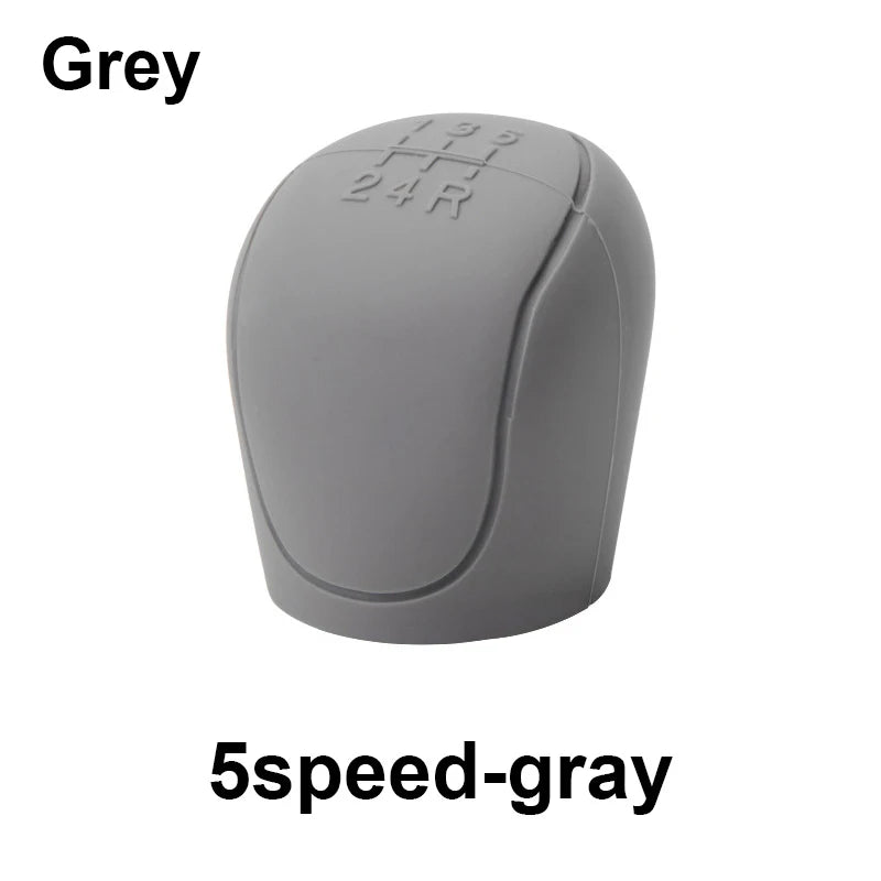 1PC Manual 5/6-speed Car Interior Accessories Car Silicone Gear Shift Knob Cover Shift Non-Slip Car Interior Accessories