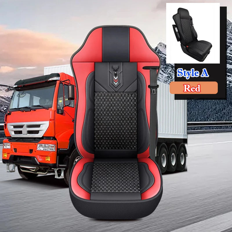 Truck Lorry Bus Big Auto Seat Cover Cushion Ice Silk Mat for KAMAZ SITRAK GAZ JAC SCANIA IVECO ISUZU Volvo MAN DAF Hino TATRA