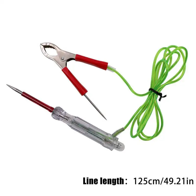Car Truck Voltage Circuit Tester Automotive LED Circuit Tester 6V 12V 24V Test Light With Dual Probes Auto Circuit Repair Tools
