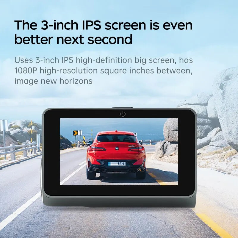 Dahua S6 Dash cam Front And Rear Dual Lens Touch Screen WiFi APP Control Build-in GPS Loop Recording For Car DVD Dashcam